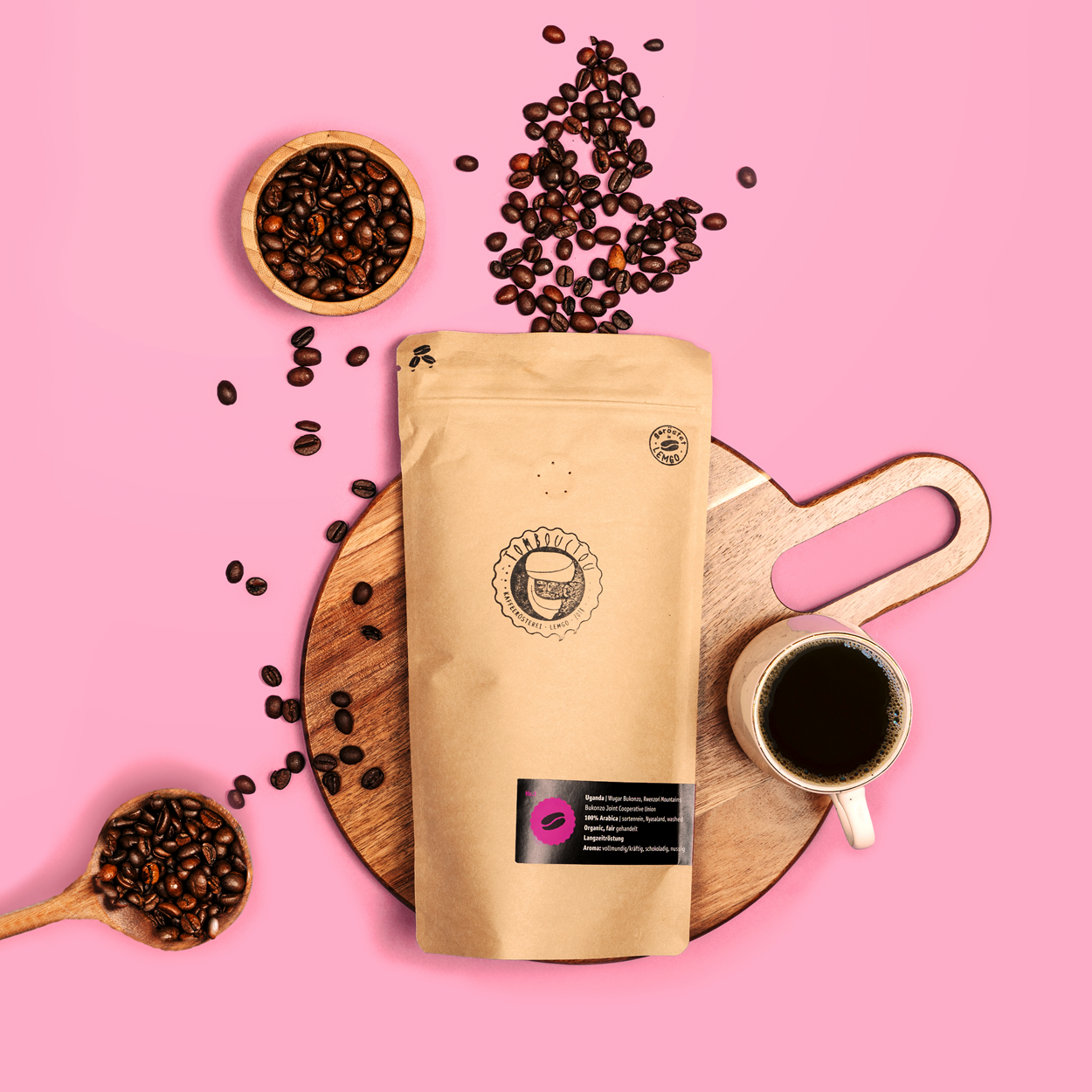 Uganda - Espresso - Ganze Bohne - 250 g