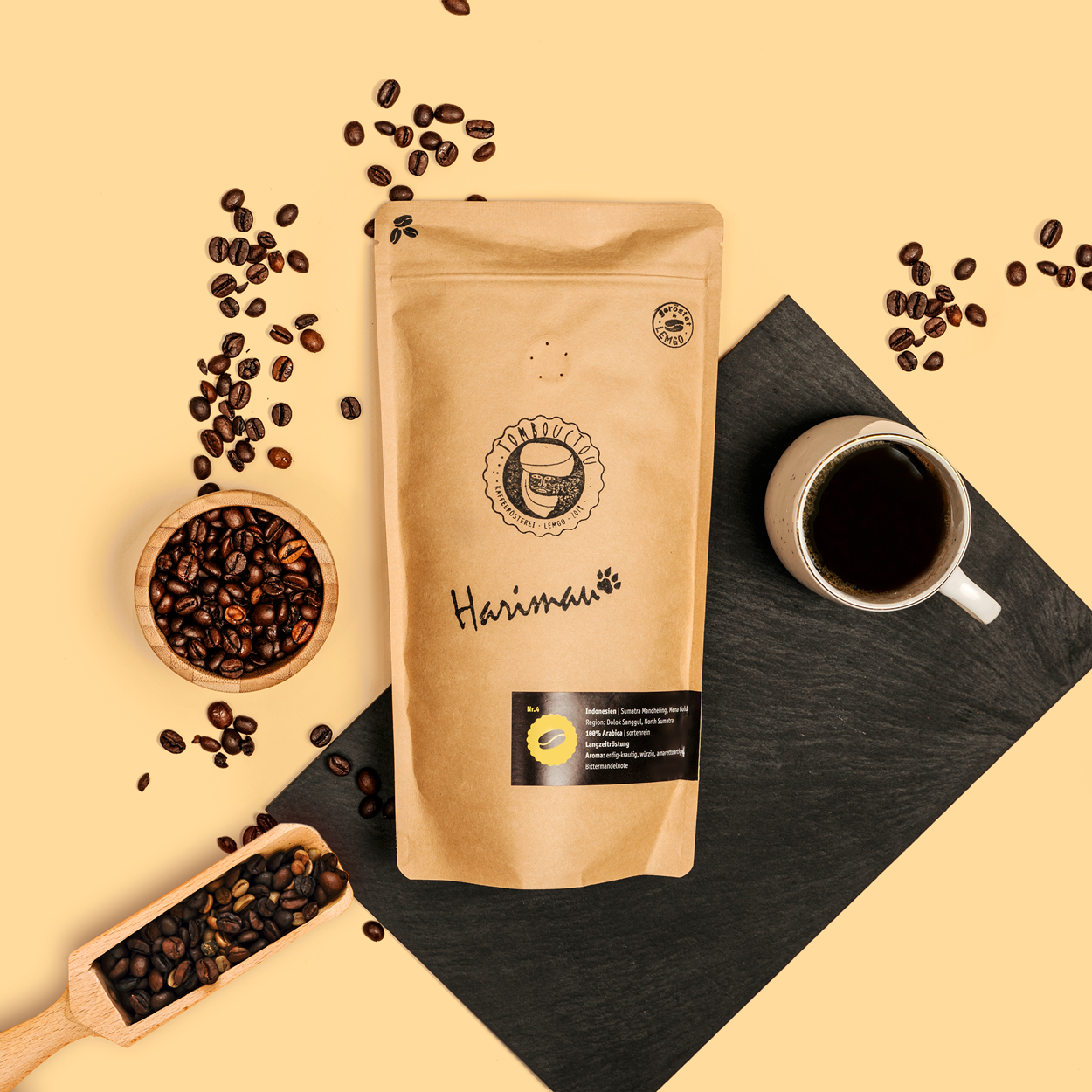 Harimau - Espresso - Ganze Bohne - 250 g