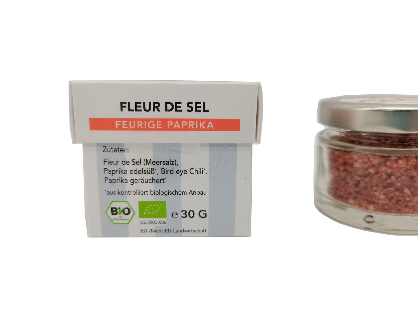 Fleur de Sel - Feurige Paprika - Bio - 30 g