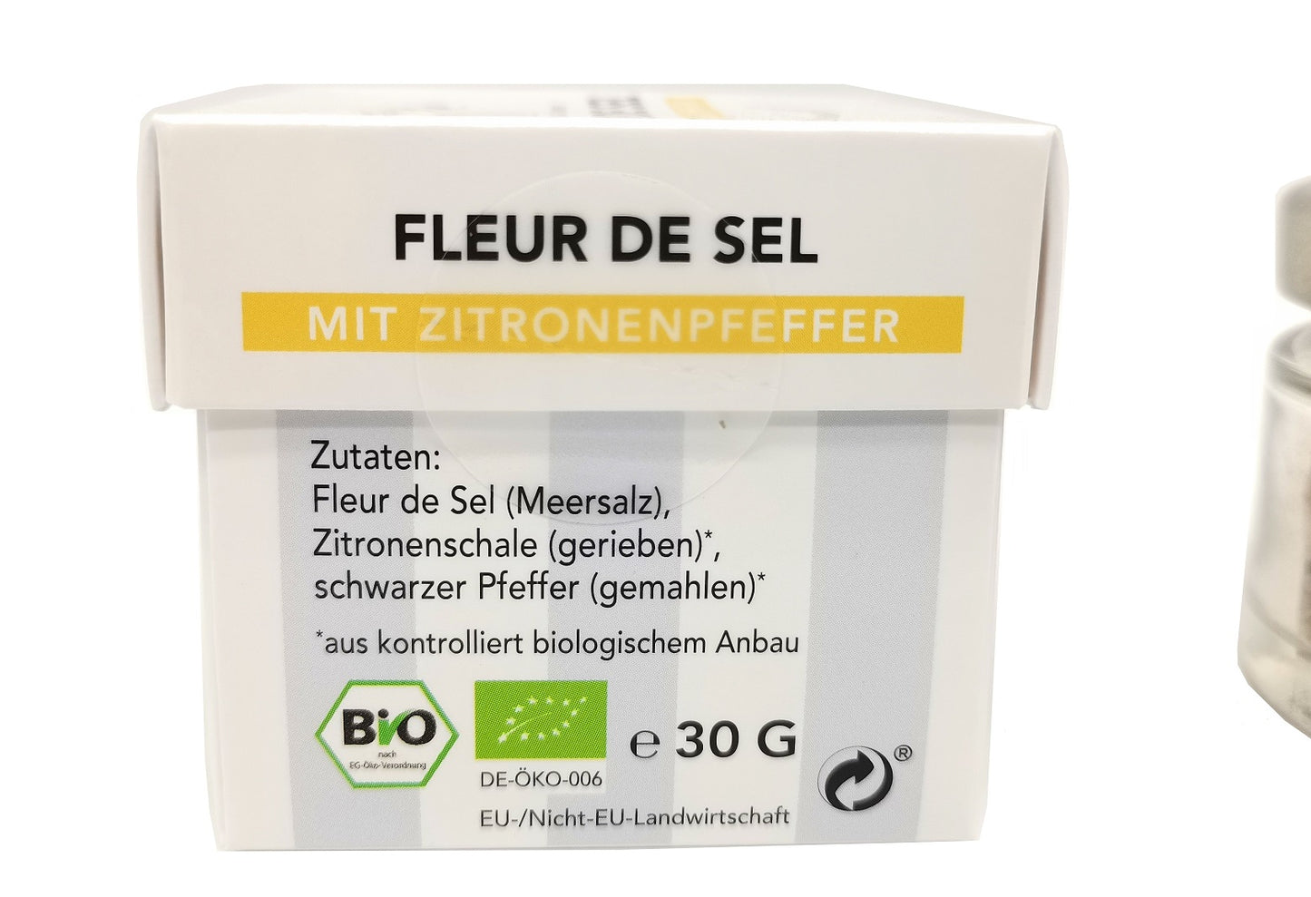 Fleur de Sel - Zitronenpfeffer - Bio - 30 g