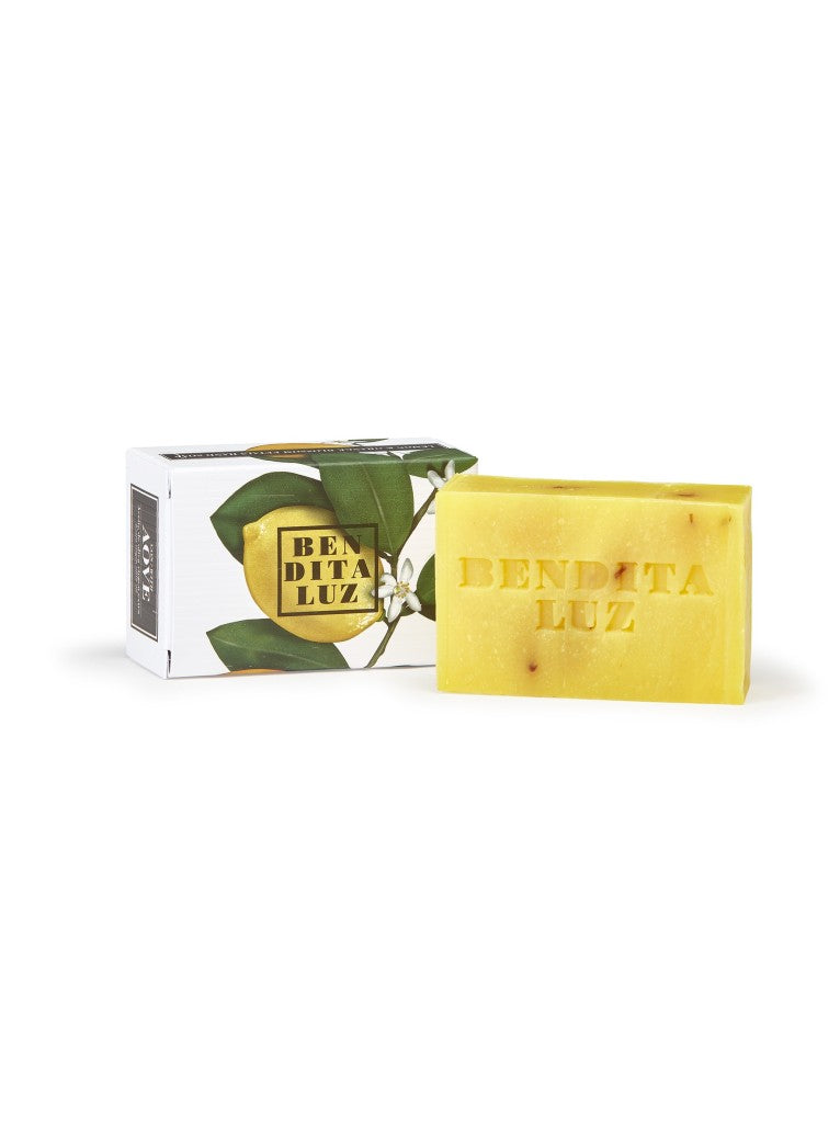 Seife - Zitrone & Orangenblütenblätter - 100g