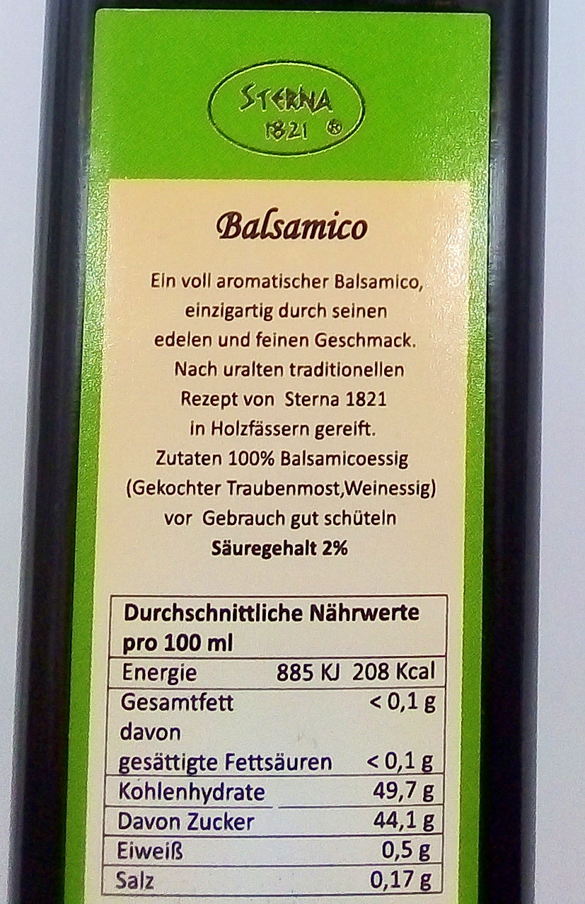 Balsamico - 250ml - Erzeugerabfüllung - Sterna 1821